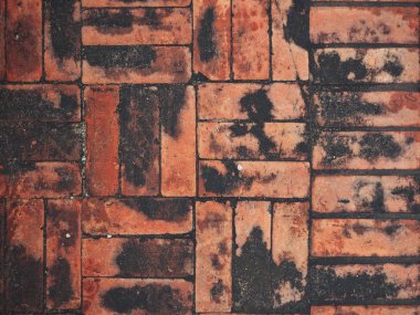 Dokulu arka plan eski kirli tuğla duvar