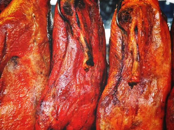 Close View Traditional Chinese Food Roasted Duck — Stock Photo, Image