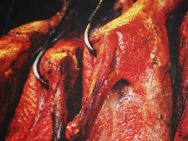 Geleneksel Çin yemeği görünümü Kapat ördek kavrulmuş