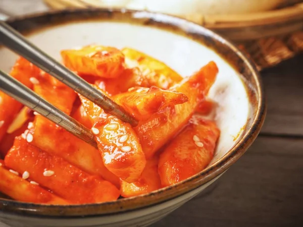 Daikon lobak kimchi korea makanan — Stok Foto