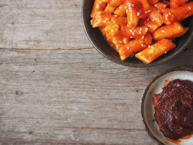 Pirinç kek Kore yemeği