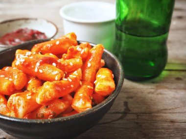 Pirinç kek Kore yemeği