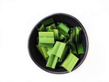Pandan yaprakları yakın çekim