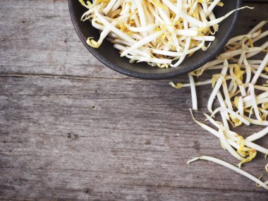 Fasulye filizlerini kapatın.