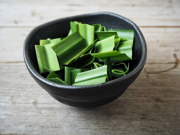 Pandan yaprakları yakın çekim