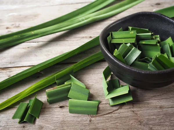 Primer plano de las hojas de pandan — Foto de Stock