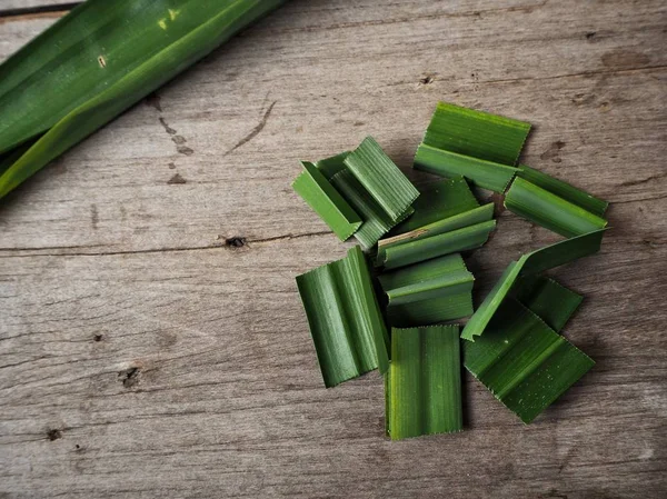 Primer plano de las hojas de pandan — Foto de Stock