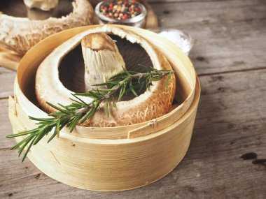 Portobello mantar yakın çekim