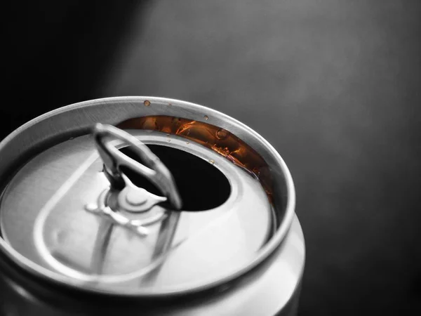 Close up of cola drink can — Stock Photo, Image