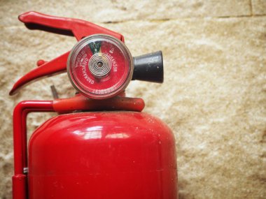 Yangın söndürücü yakın çekim