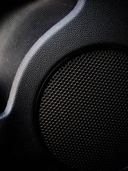 Close up of speaker in the car — Stock Photo, Image