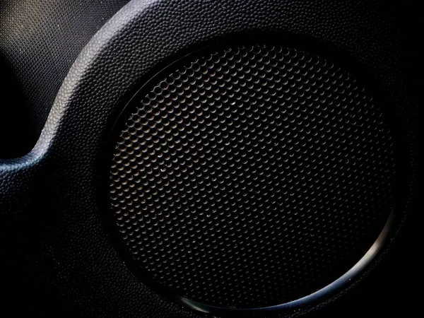 Close up of speaker in the car — Stock Photo, Image