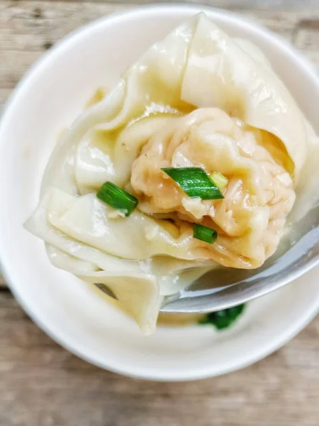 Wonton Soup Noodle Chinese Food — Stock Photo, Image