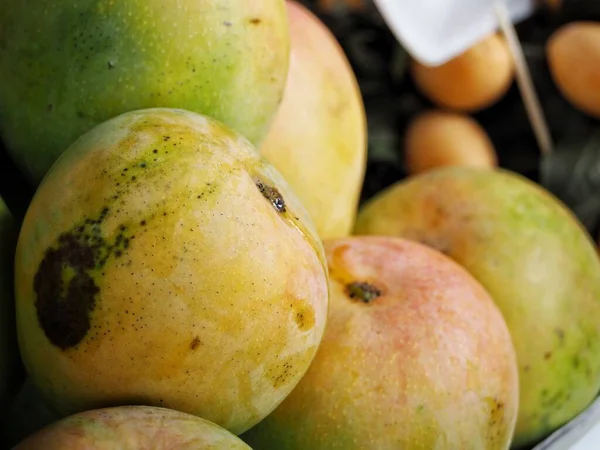 Zbliżenie Owoców Mango Asia Żywności — Zdjęcie stockowe