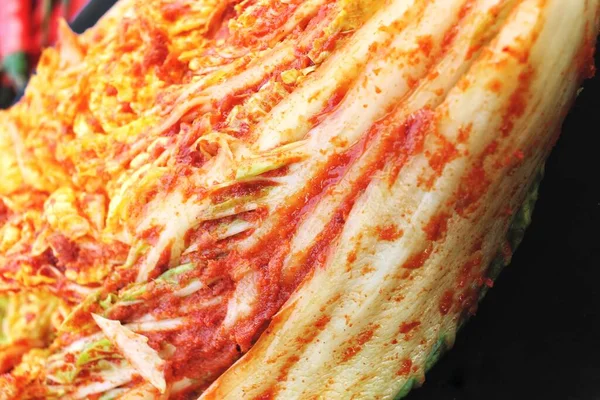 Nahaufnahme Von Kimchi Koreanischem Essen — Stockfoto