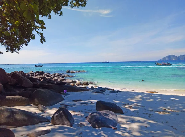 Wunderschöner Tropischer Strand Auf Phi Phi — Stockfoto