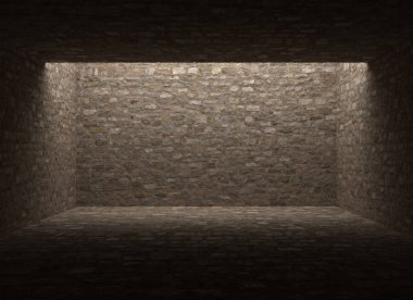 Terk edilmiş barınma, taş duvar ve zemin