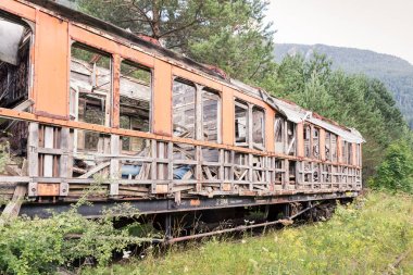 eski tren araba