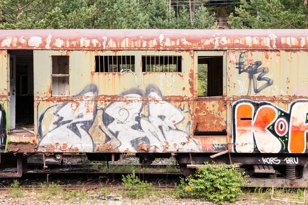 Tren viejo coche —  Fotos de Stock