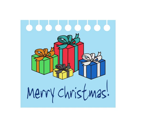 Merry Christmas card — Stock Photo, Image
