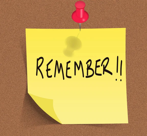 Mantar zemin üzerine sarı yazı-It