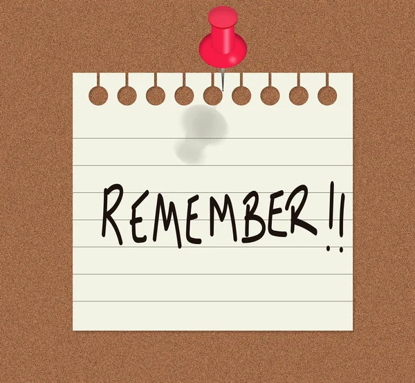 Cork arka plan üzerinde defter sayfası