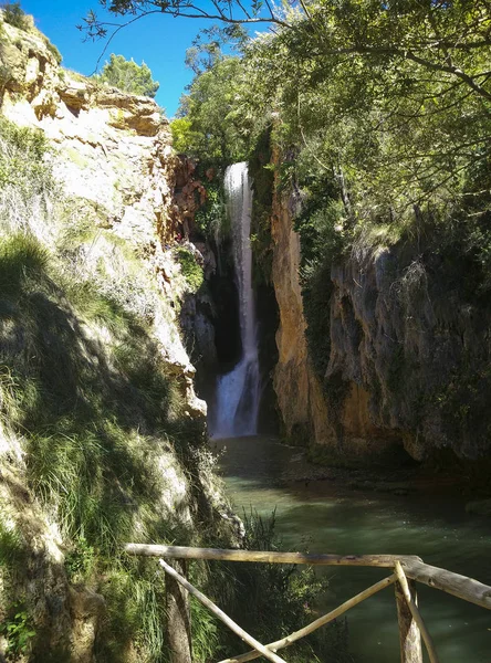 Водопад Монастерио-де-Пьедра — стоковое фото