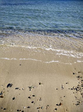 Cambrils (İspanya boş beach)