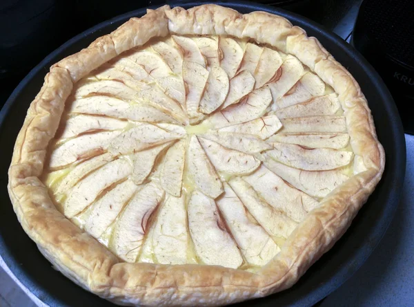 Яблочный пирог (фаршированное блюдо) ) — стоковое фото