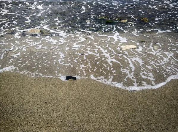 Leerer Strand in Cambrils (Spanien)) — Stockfoto