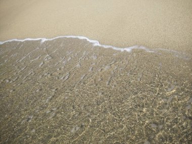 Cambrils (İspanya boş beach)