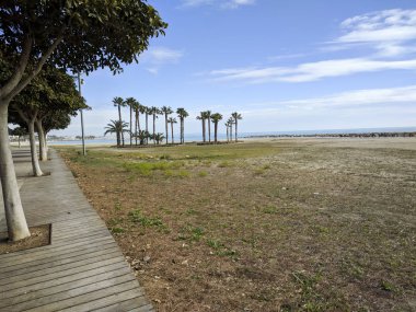 Cambrils (İspanya boş beach)