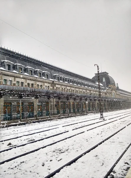 Havazás Canfranc (Huesca, Spanyolország) — Stock Fotó