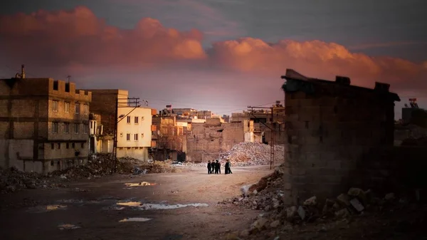 Gaziantep, Türkiye'nin eski bir mahallede çocuk oyun grubu.