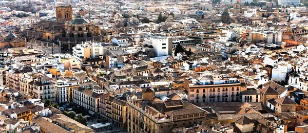 Alhambra, İspanya Granada Panoraması