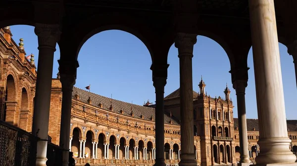 Het Plein Plaza Espana Sevilla Spanje — Stockfoto