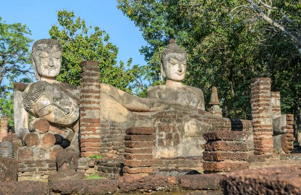 Antica statua buddha in Thailandia — Foto Stock