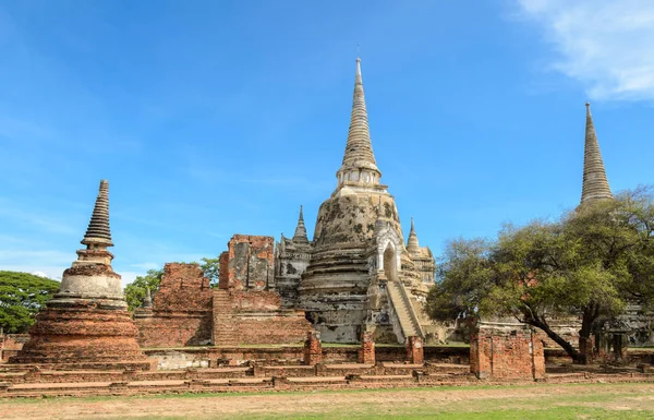 Wat phra si sanphet in ayutthaya, Thailandia — Foto Stock