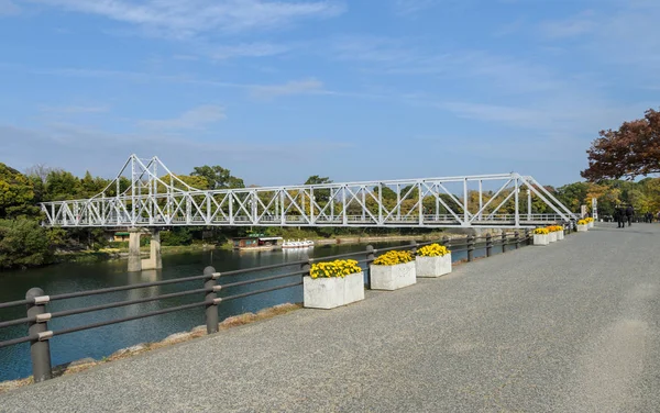 Ponte Tsukimi em Okayama, Japão — Fotografia de Stock