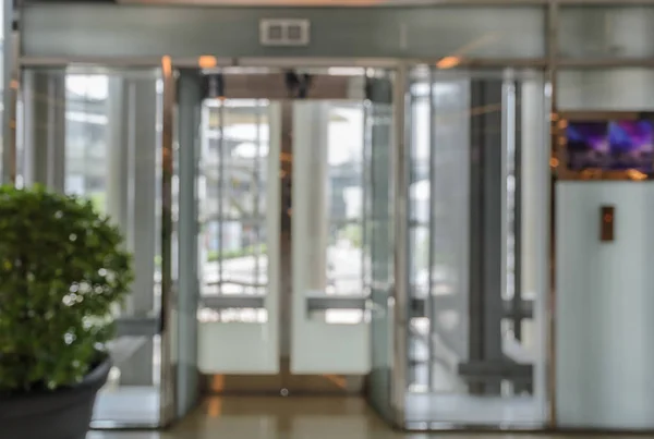 Blurred glass elevator  background — Stock Photo, Image
