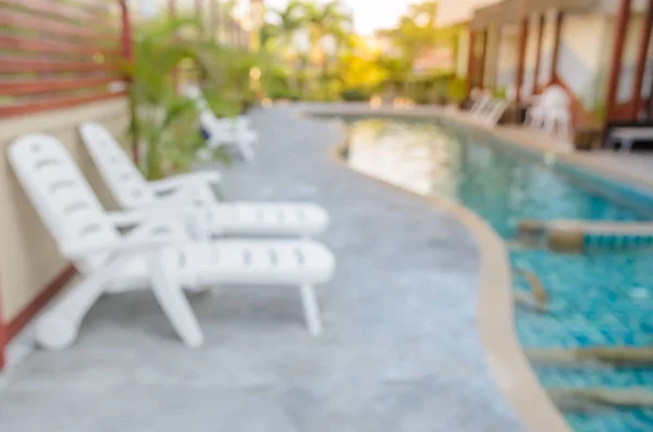 Abstract wazig buitenzwembad voor achtergrond — Stockfoto