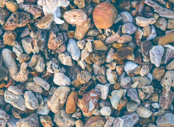 Pebble sea stones background — Stock Photo, Image