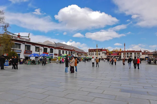 Temple Jokhang à Lhassa, Tibet — Photo