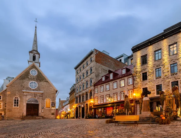 Quebec Kanada Oktober 2018 Early Morning View Notre Dame Des — Stockfoto