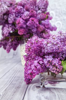 cam vazoda mor Lila buket