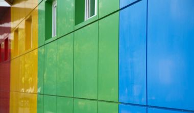 renkli duvar blokları