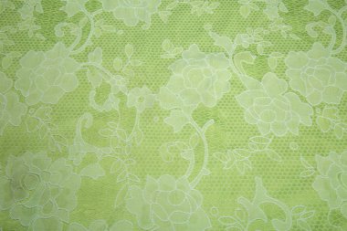 dantel kumaş açık yeşil renk