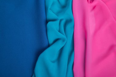 parlak bol dökümlü arka plan çok renkli şifon kumaş