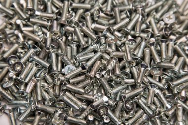 M6 metal vidalar galvanize beyaz stüdyo kapalı toplu