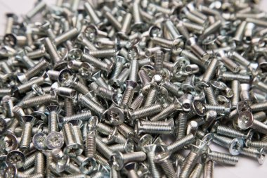 M6 metal vidalar galvanize beyaz stüdyo kapalı toplu